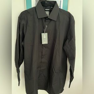 Men’s black button down shirt